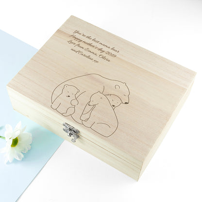 Personalised Mama Bear Tea Box