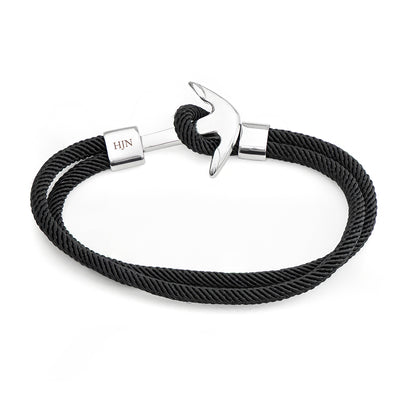 Black Nautical Rope Bracelet