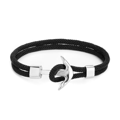 Black Nautical Rope Bracelet