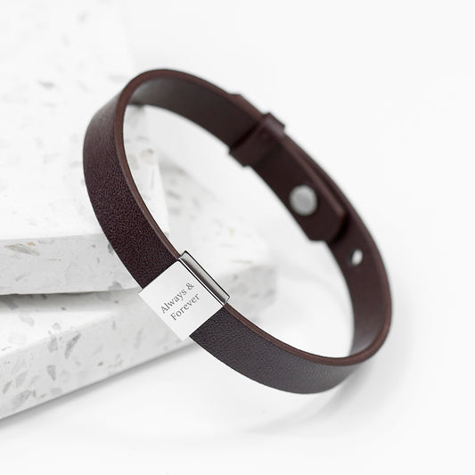 Men's Leather Soho Bracelet