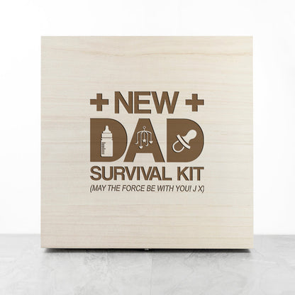 Personalised New Dad Survival Kit