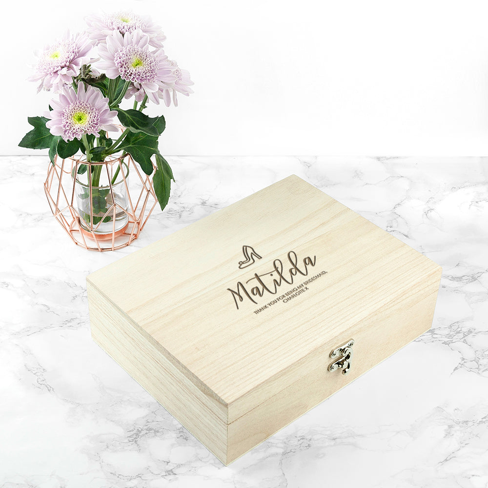 Personalised Elegant Wedding Box