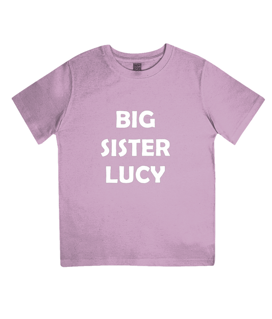 Big Sister Name T-Shirt