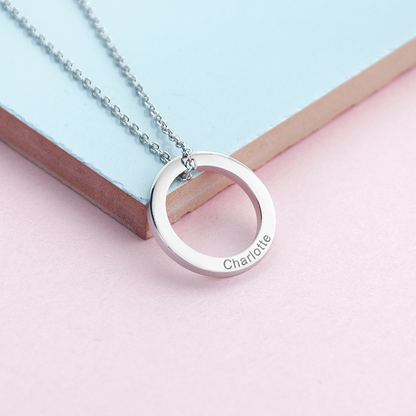 Charlotte Name Necklace Ring Design