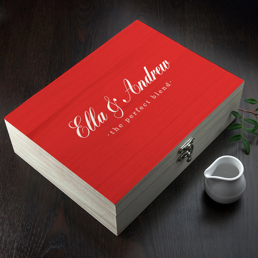 Personalised The Perfect Blend Tea Box