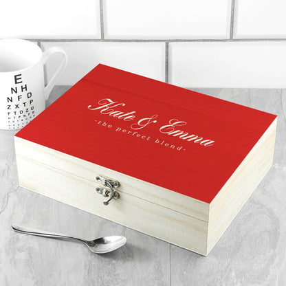 Personalised The Perfect Blend Tea Box