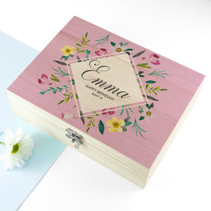 Personalised Botanical Mother's Day Tea Box