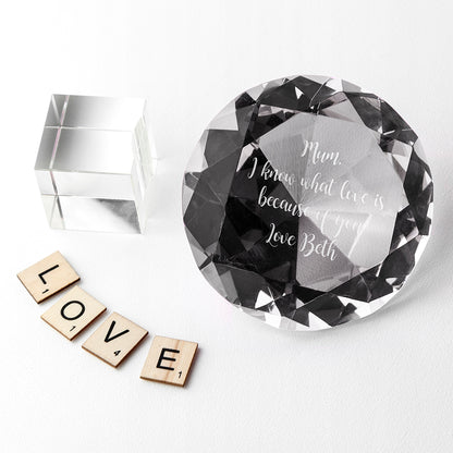 Diamond Shaped Paperweight