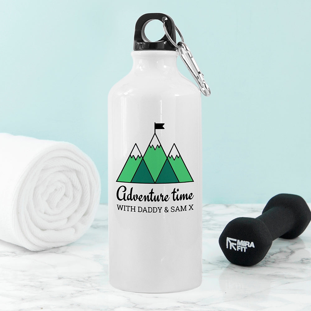 Personalised Adventure Time White Water Bottle