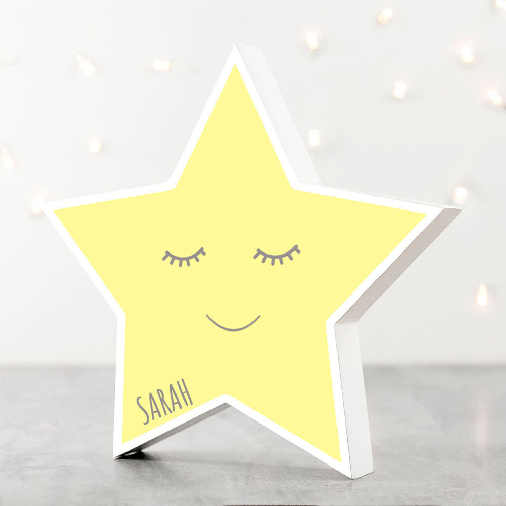 Personalised Smiling Star Trinket Box