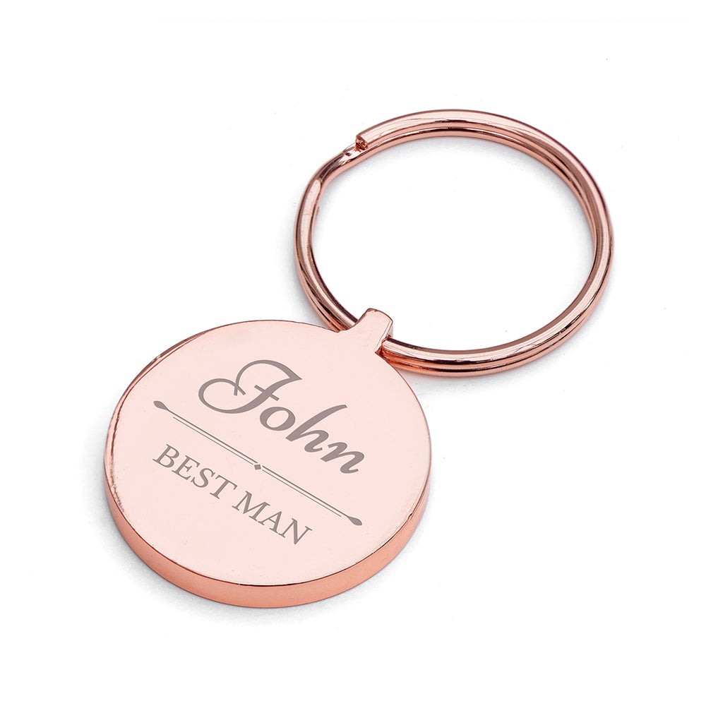 Best Man & Usher Wedding Keyring