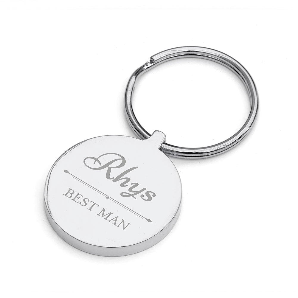 Best Man & Usher Wedding Keyring