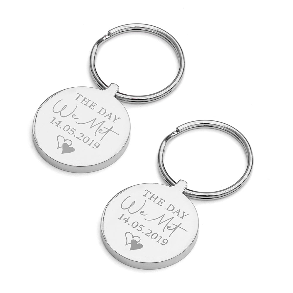 'The Day We Met' Keyring