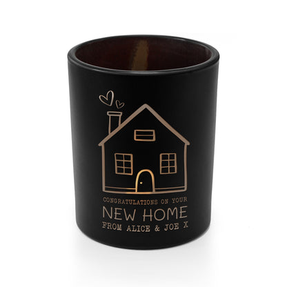 Personalised New Home Candle Holder