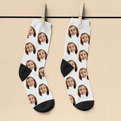 Personalised Face Photo Kids Socks