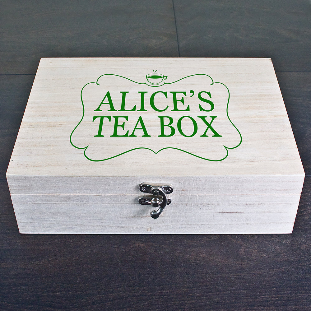 Tea Box With Name