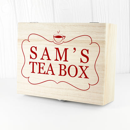 'Love Chai' Tea Box With Name