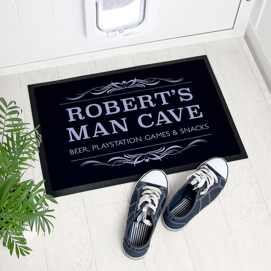 Personalised Dad's Man Cave Indoor Doormat