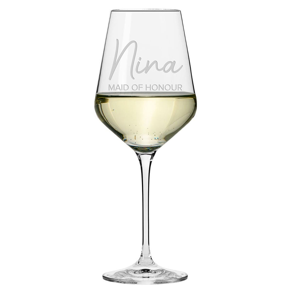 Personalised Elegance Wine Glass