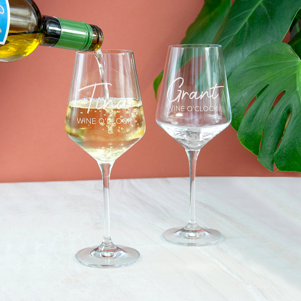 Personalised Elegance Wine Glass