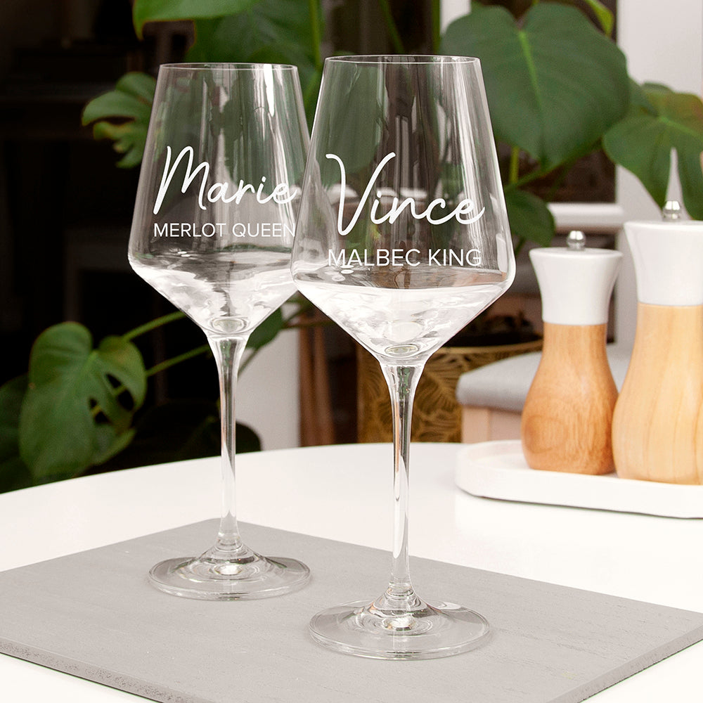 Personalised Elegance Wine Glass