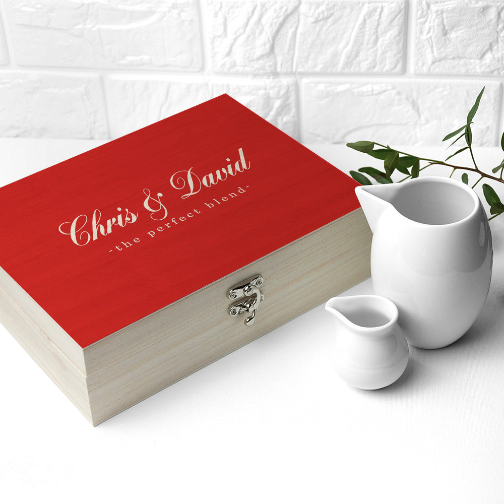 Personalised The Perfect Blend Tea Box