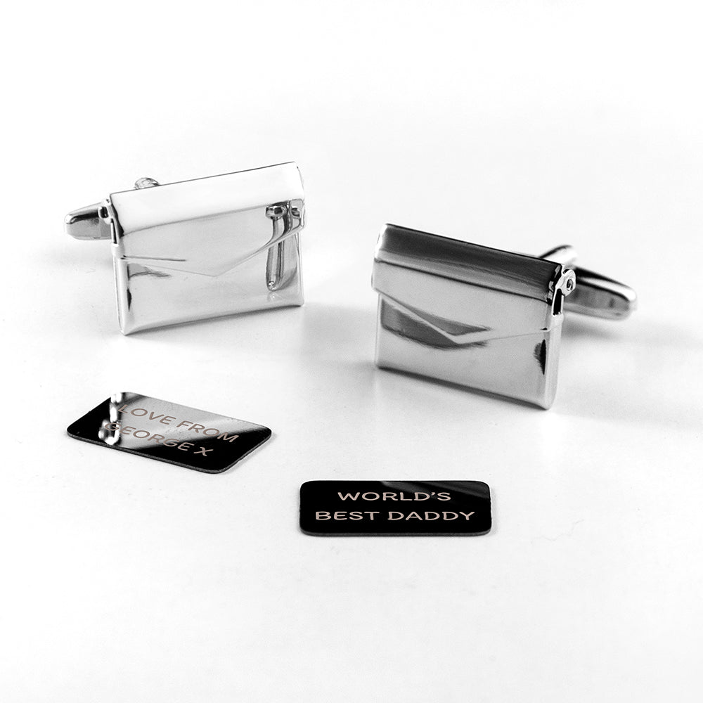 Deluxe Secret Message Cufflinks