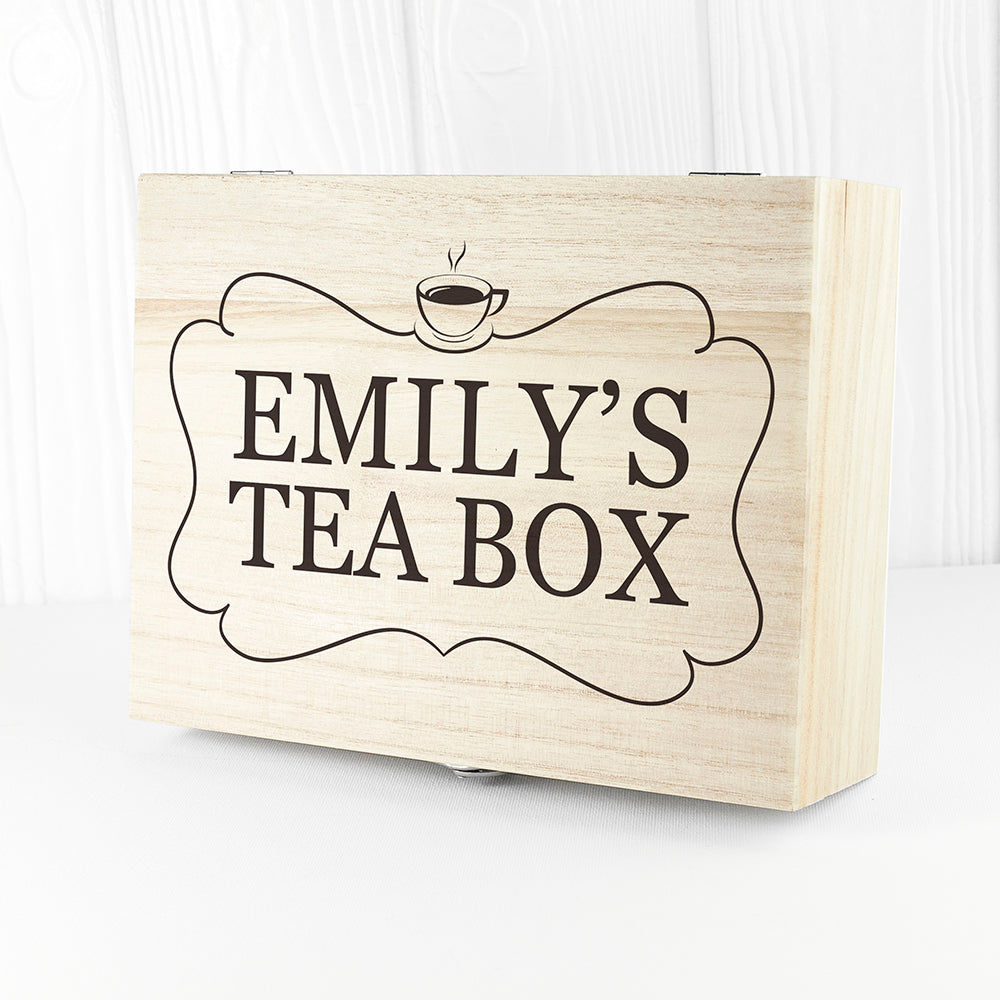 Tea Box With Name
