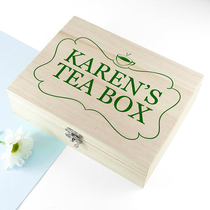 Tea Box With Name