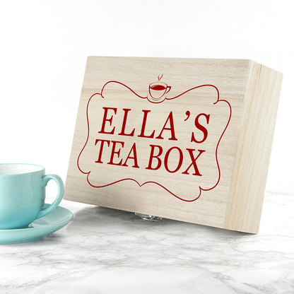 Tea Box With Name