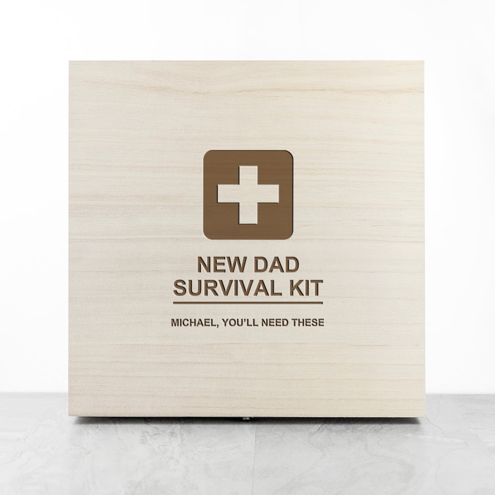 Personalised Emergency New Dad Kit