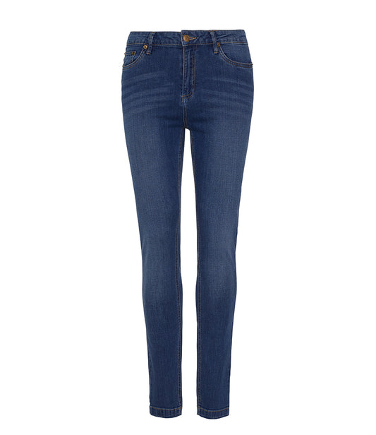 Mid Blue Skinny Jeans - Women's Mid Blue Jeans