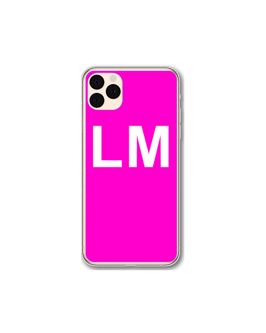 Personalised Pink Phone Case - iPhone