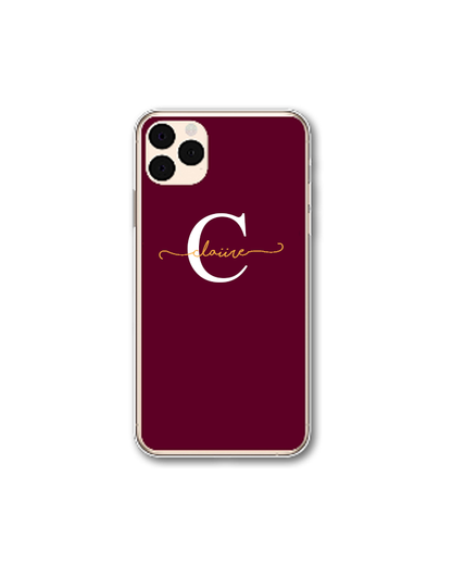 Personalised Big initial Phone Case -  iPhone