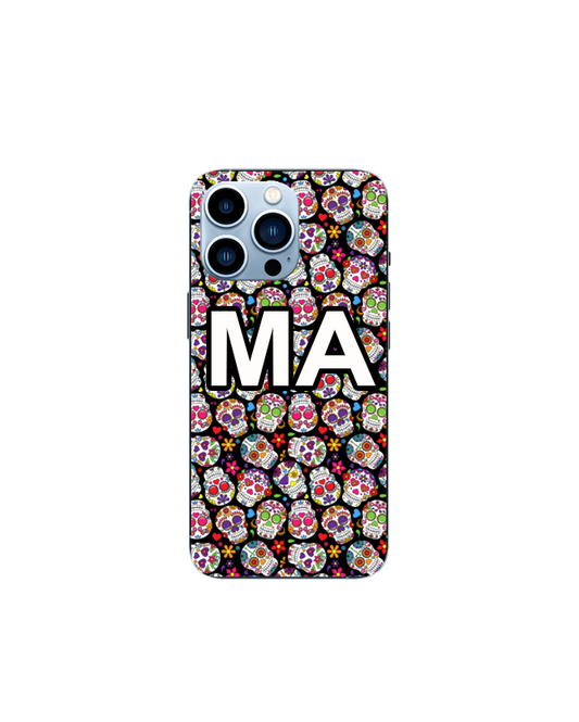 Personalised Day of The Dead Phone Case - iPhone