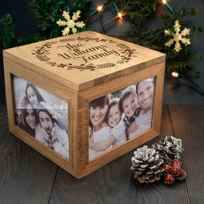 Personalised Family's Christmas Memory Box