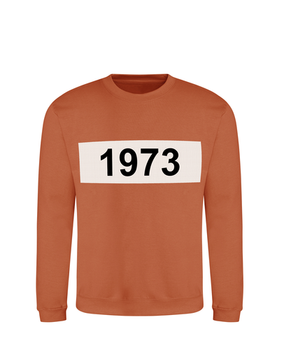 Relaxed Fit Personalised Year Sweater