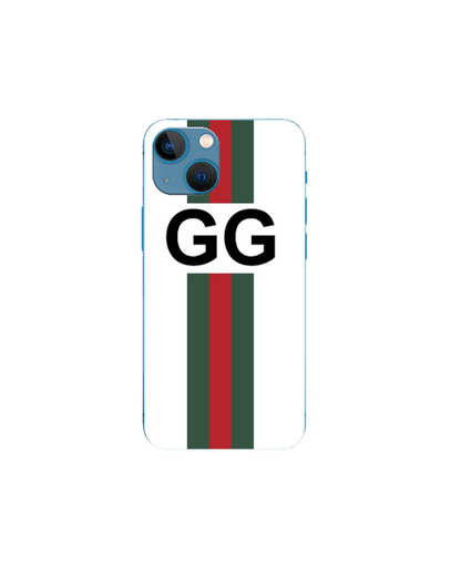 Personalised Green and Red Stripe Phone Case - iPhone