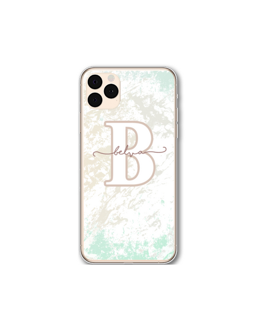 Personalised Marble Effect Phone Case - iPhone