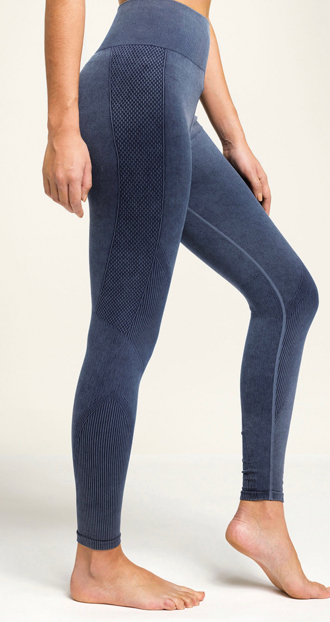 Blue Denim Look 3D Fit Leggings