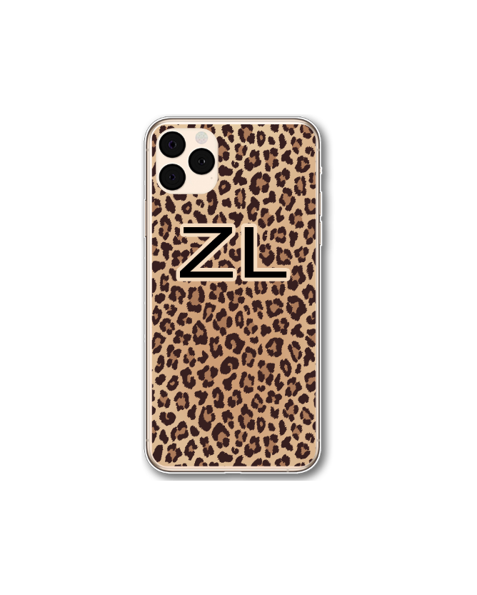 Personalised Leopard Print - iPhone Case