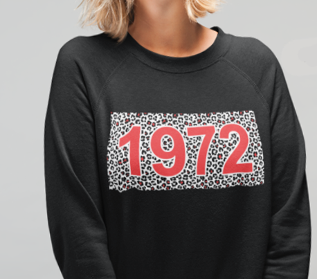 Leopard Print Personalised Year Sweater