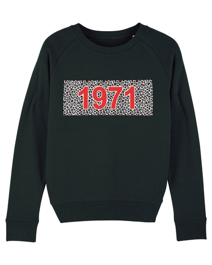 Leopard Print Personalised Year Sweater