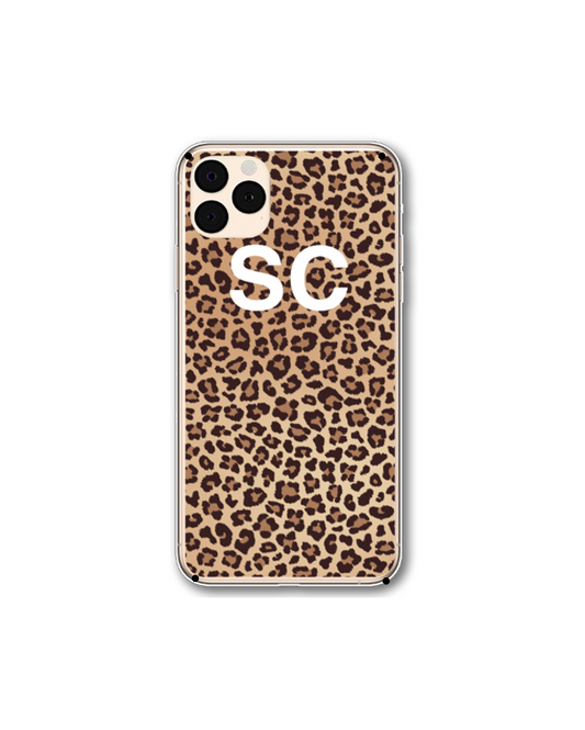 Personalised Leopard Print - iPhone Case