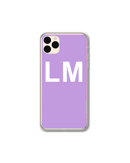 Lilac Personalised Phone Case - iPhone