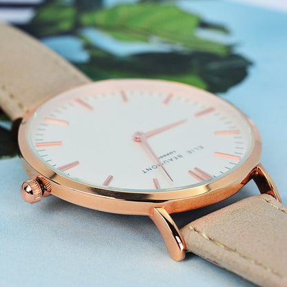 Personalised Leather Strap Watch