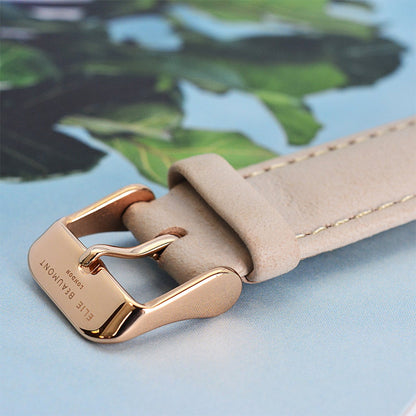 Personalised Leather Strap Watch