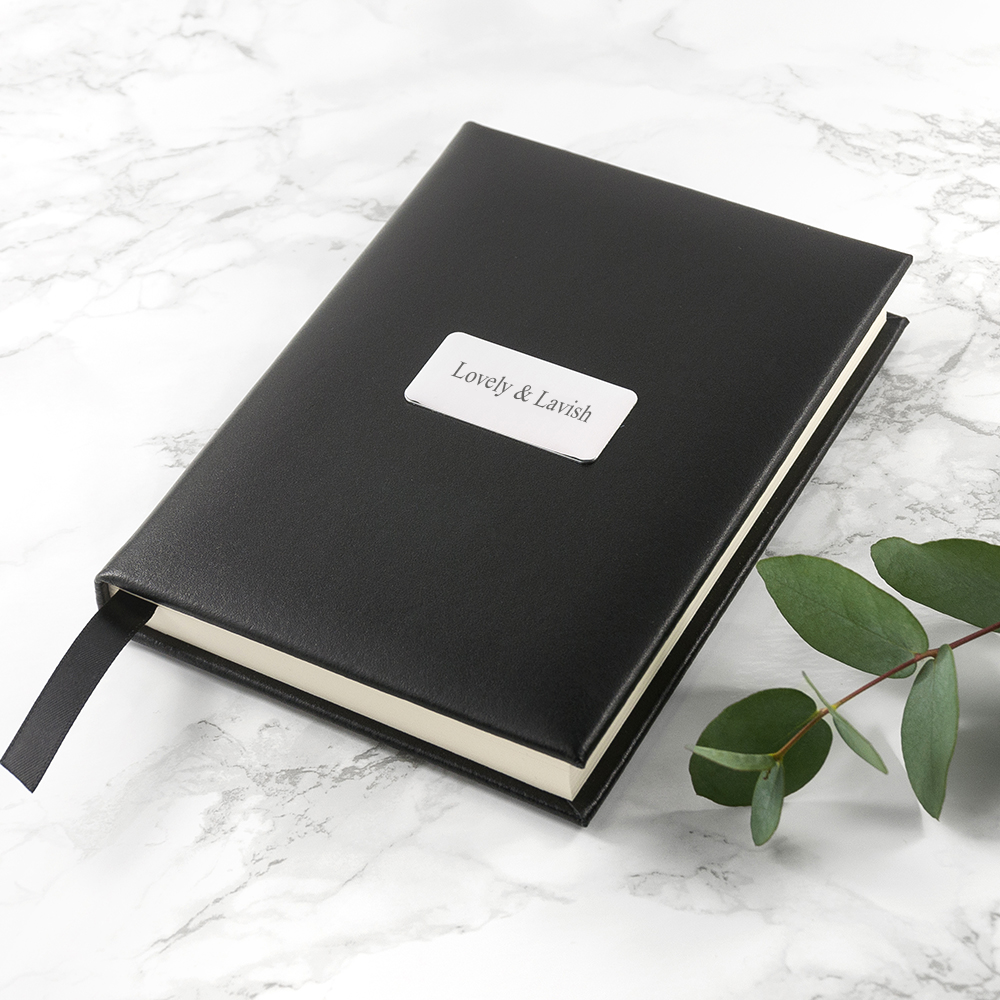 Personalised Leather Notebook