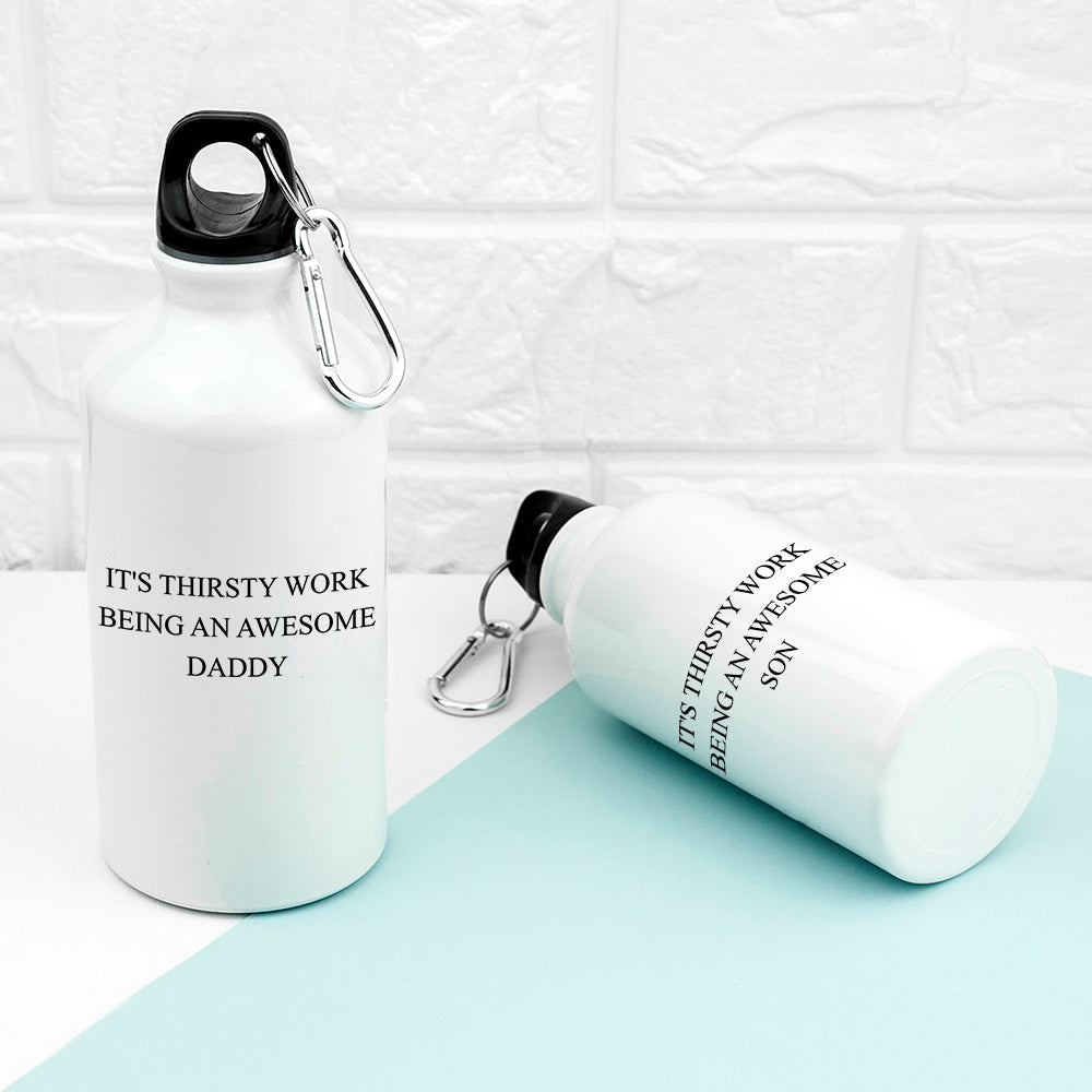 Personalised Daddy & Me Water Bottles