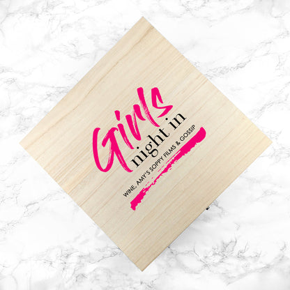 Personalised Girls' Night In Box